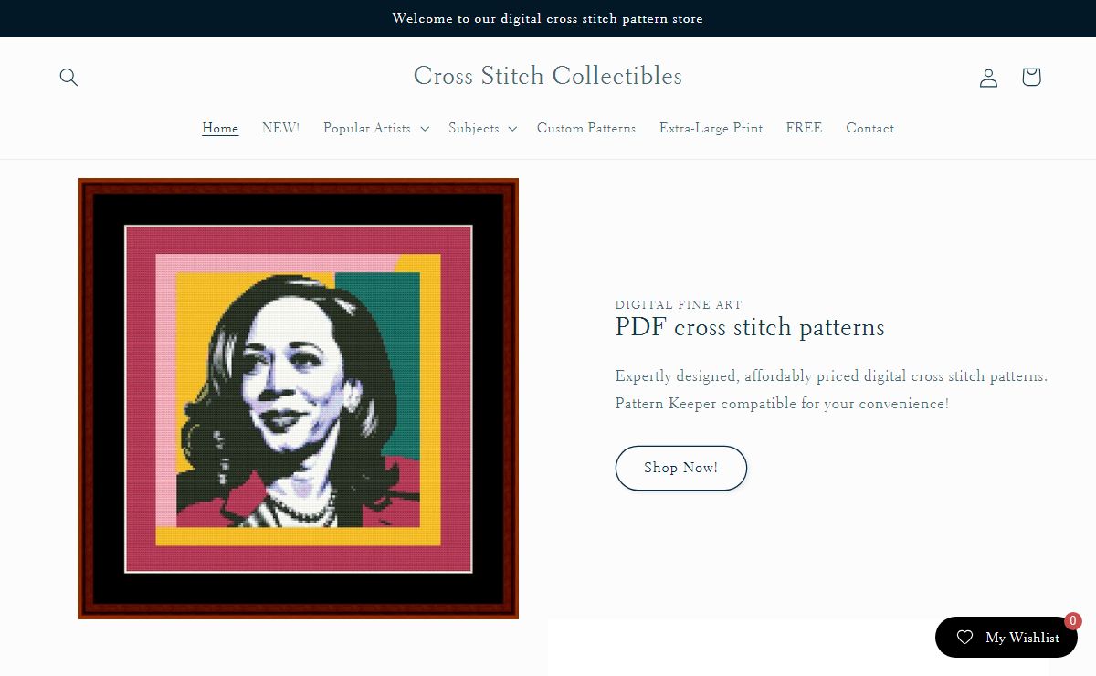 Cross Stitch Collectibles Home Page