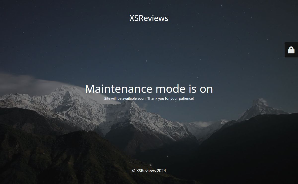 Site is undergoing maintenance