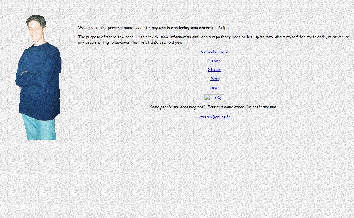Xtream's homepage