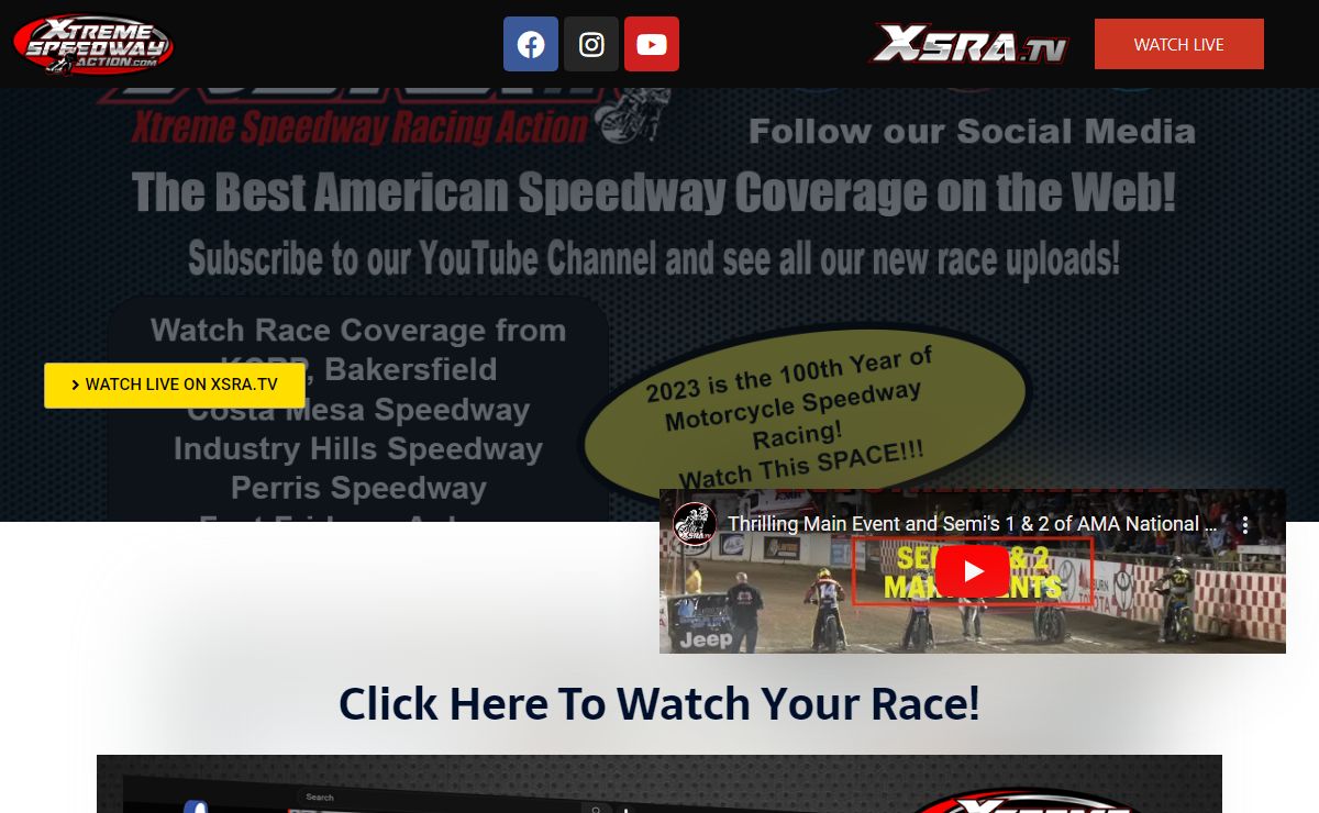 Xtreme Speedway Action