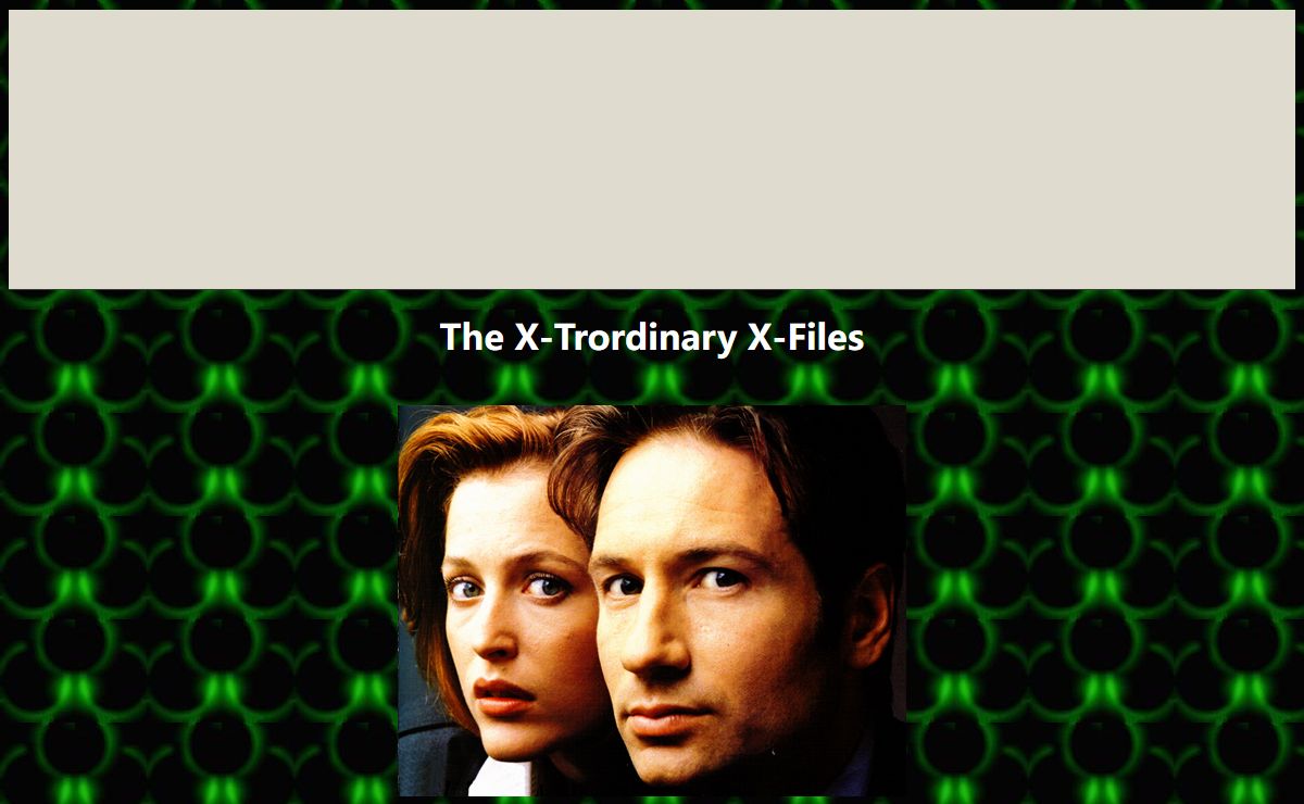The X-Trordinary X-Files