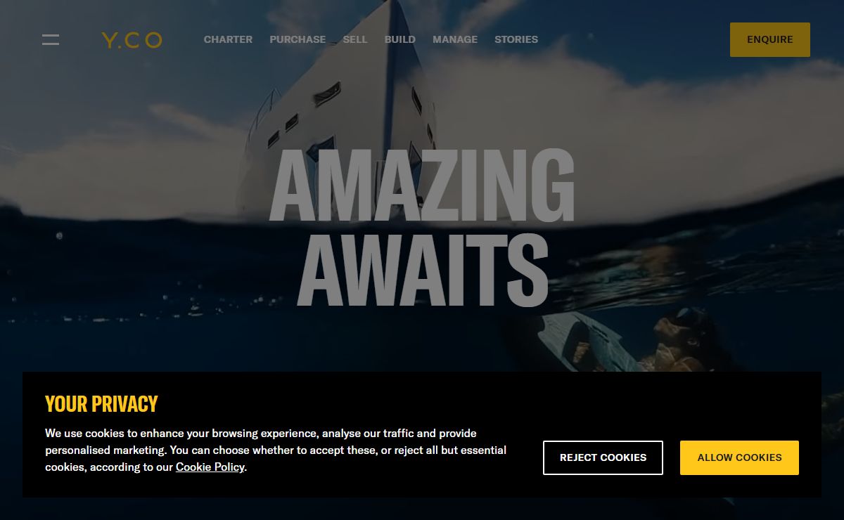 Y.CO | The Yacht Company | Full Service Luxury Yacht Company.