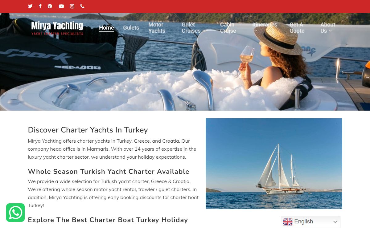 Charter Yachts in Turkey, Greece, Mediterranean