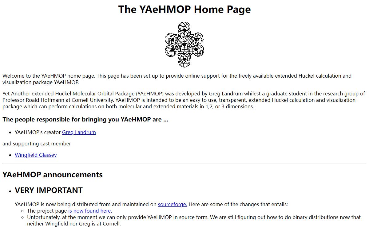 The YAeHMOP Home Page
