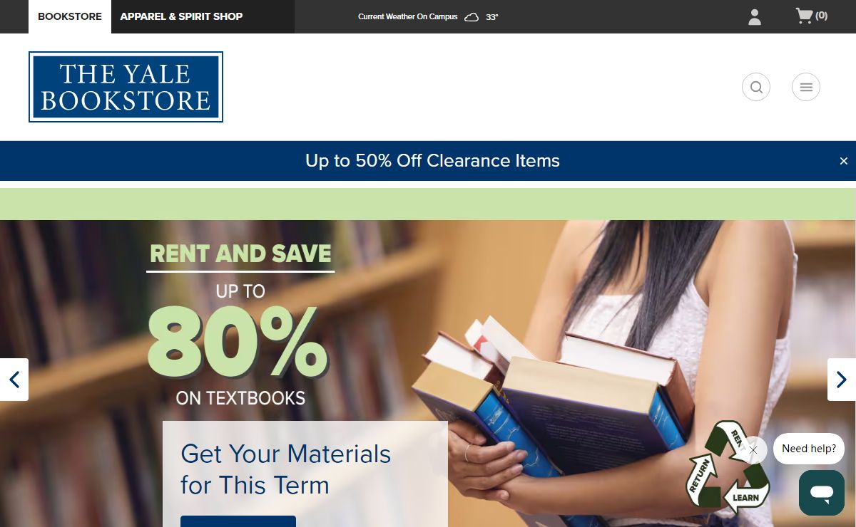 Apparel, Gifts & Textbooks | Yale University Official Bookstore