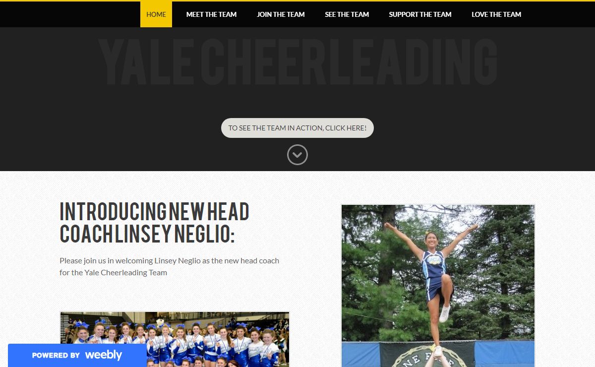 Yale cheerleading - Home