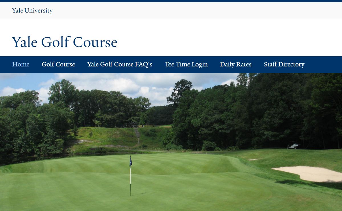 Welcome | Yale Golf Course