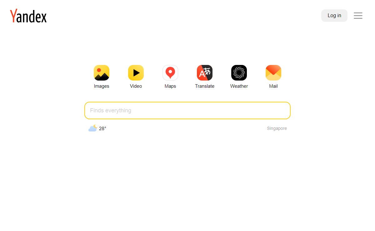 Yandex — a fast Internet search