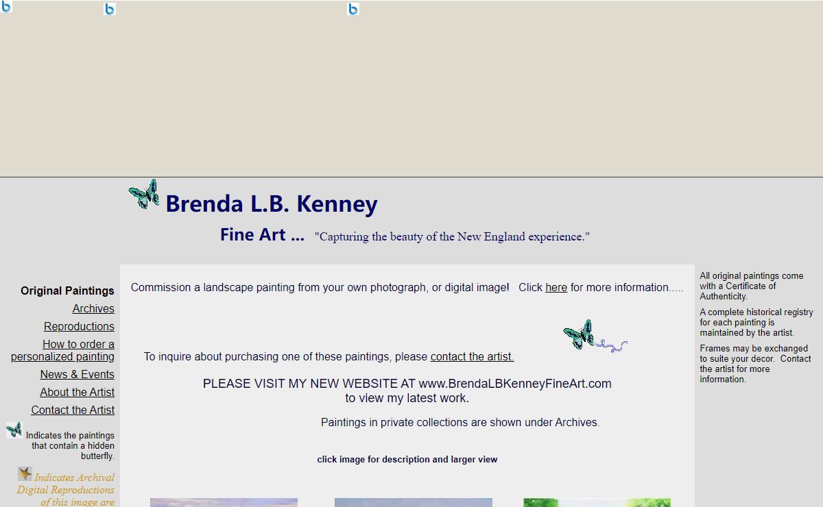 Brenda L.B. Kenney Fine Art: Original Paintings