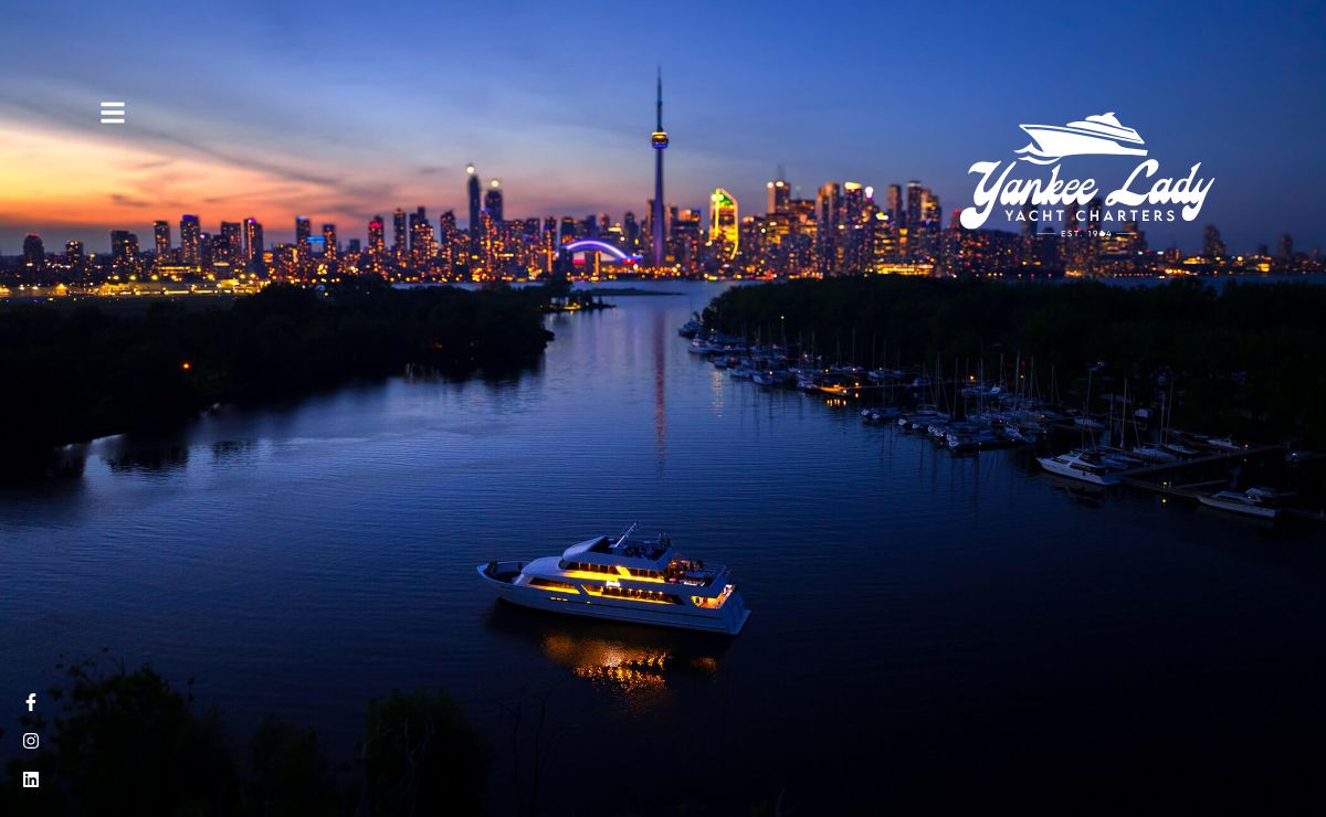 Toronto Boat Cruises - Weddings, Corporate - Yankee Lady