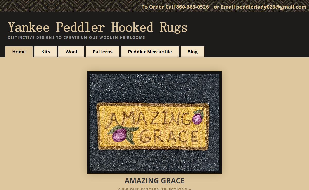 Yankee Peddler Hooked Rugs – Distinctive Designs to Create Unique Woolen Heirlooms