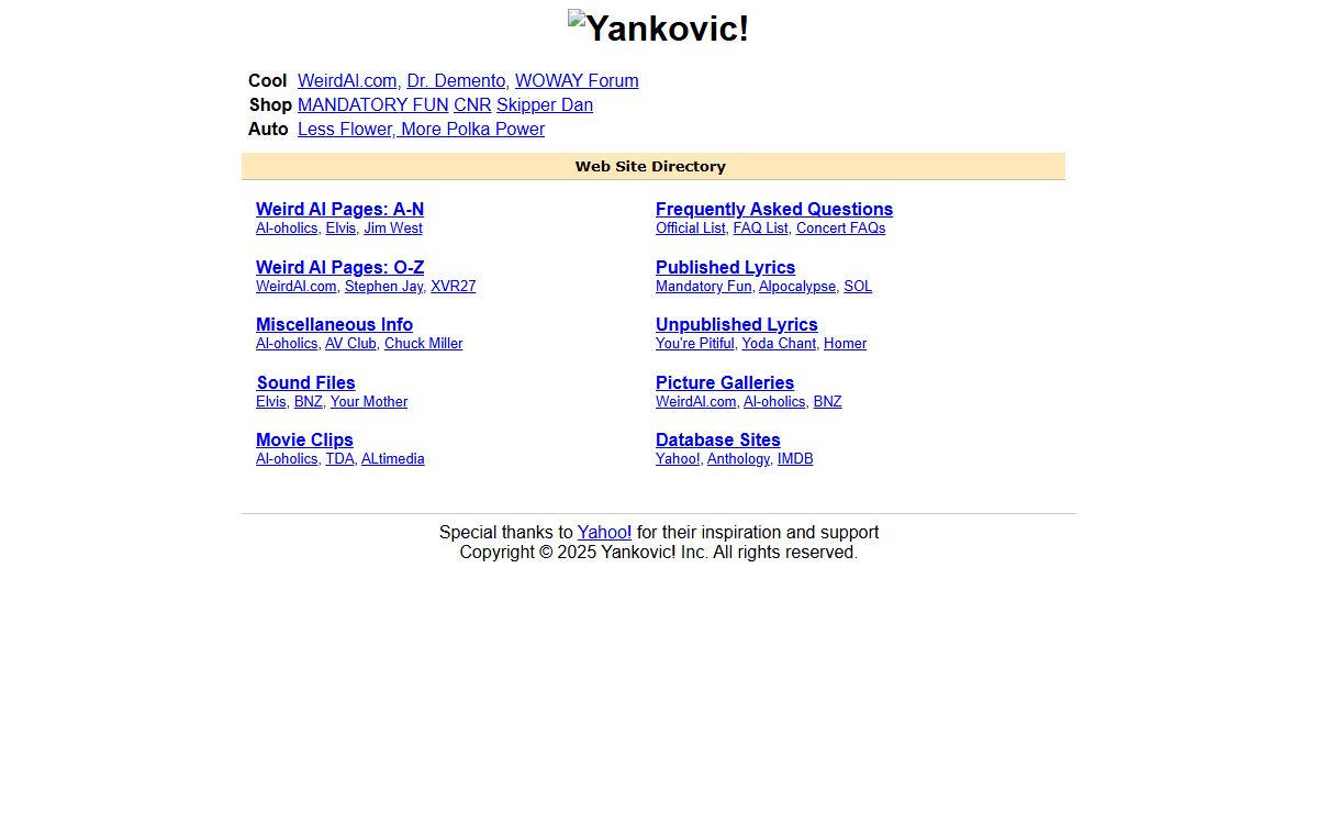 Yankovic!