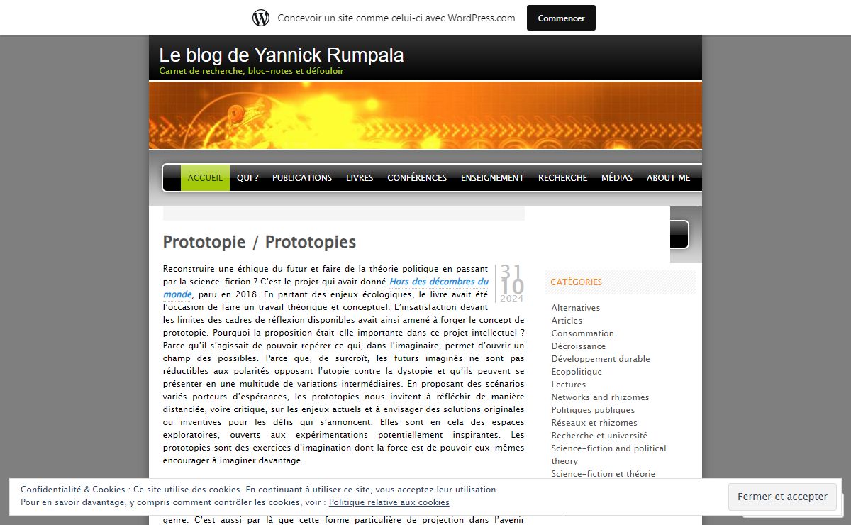 Le blog de Yannick Rumpala | Carnet de recherche, bloc-notes et défouloir