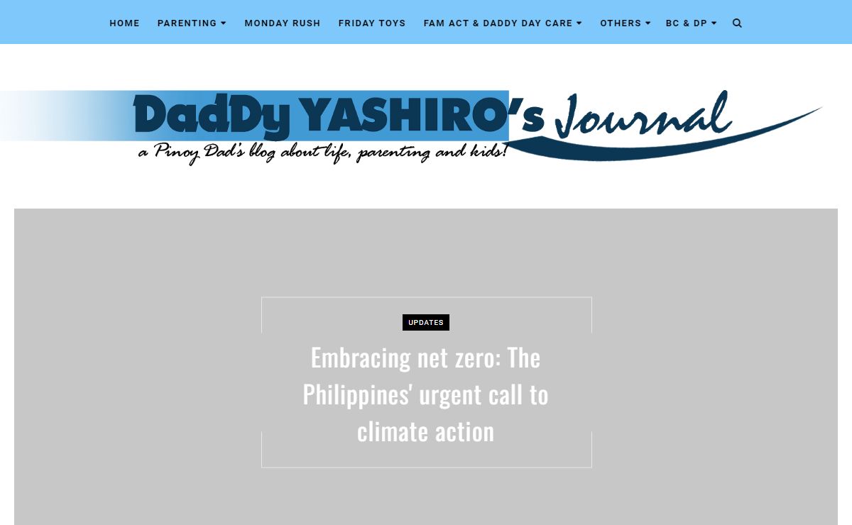 Daddy Yashiro's Journal