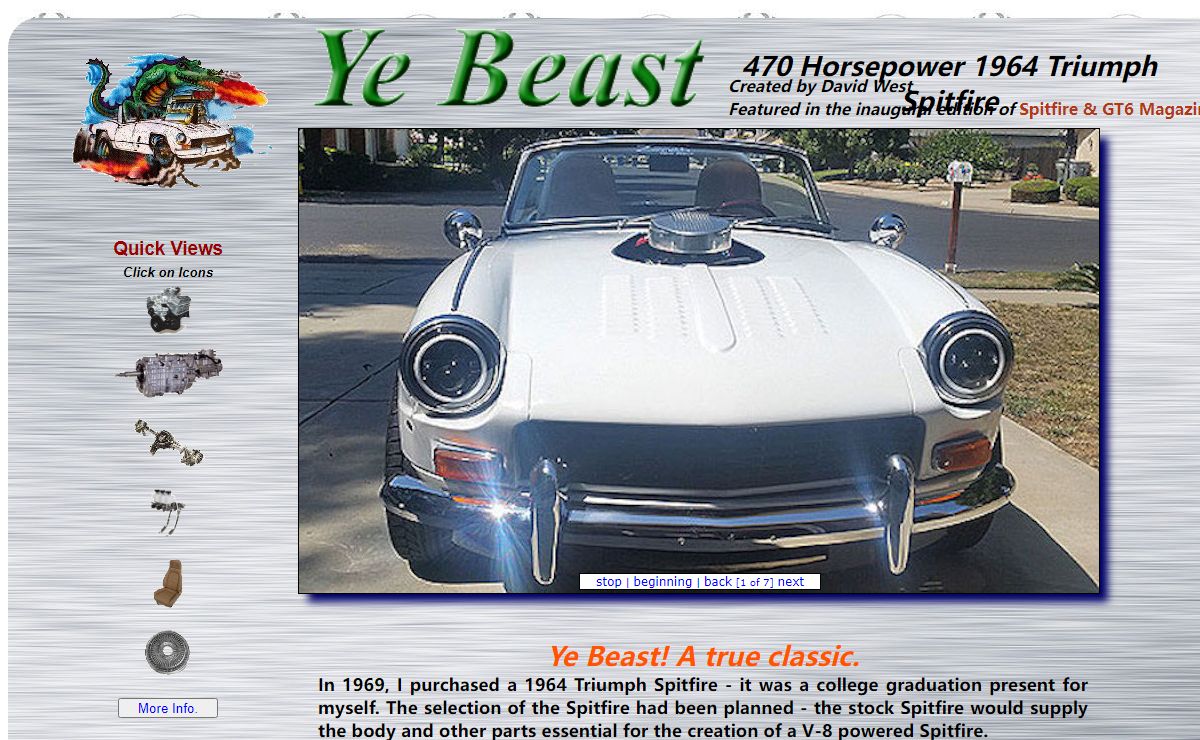 Ye Beast: 470hp 1964 Triumph Spitfire