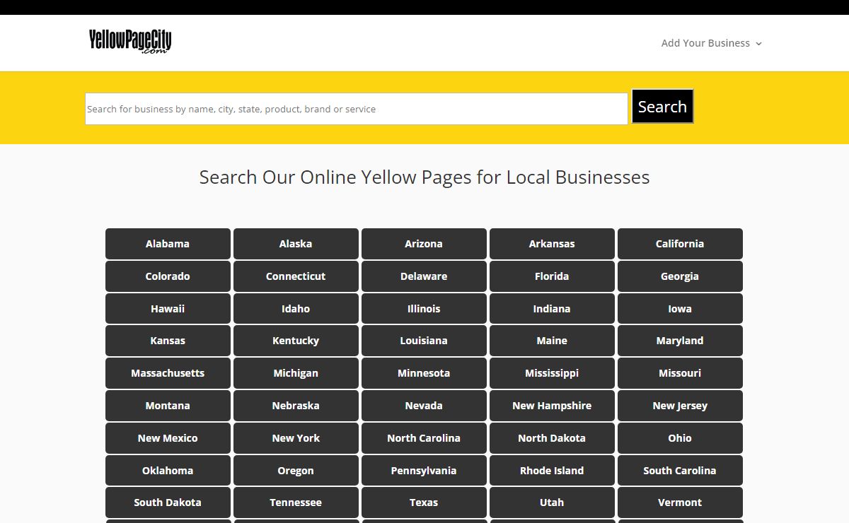 Yellow Page City | Online Yellow Pages