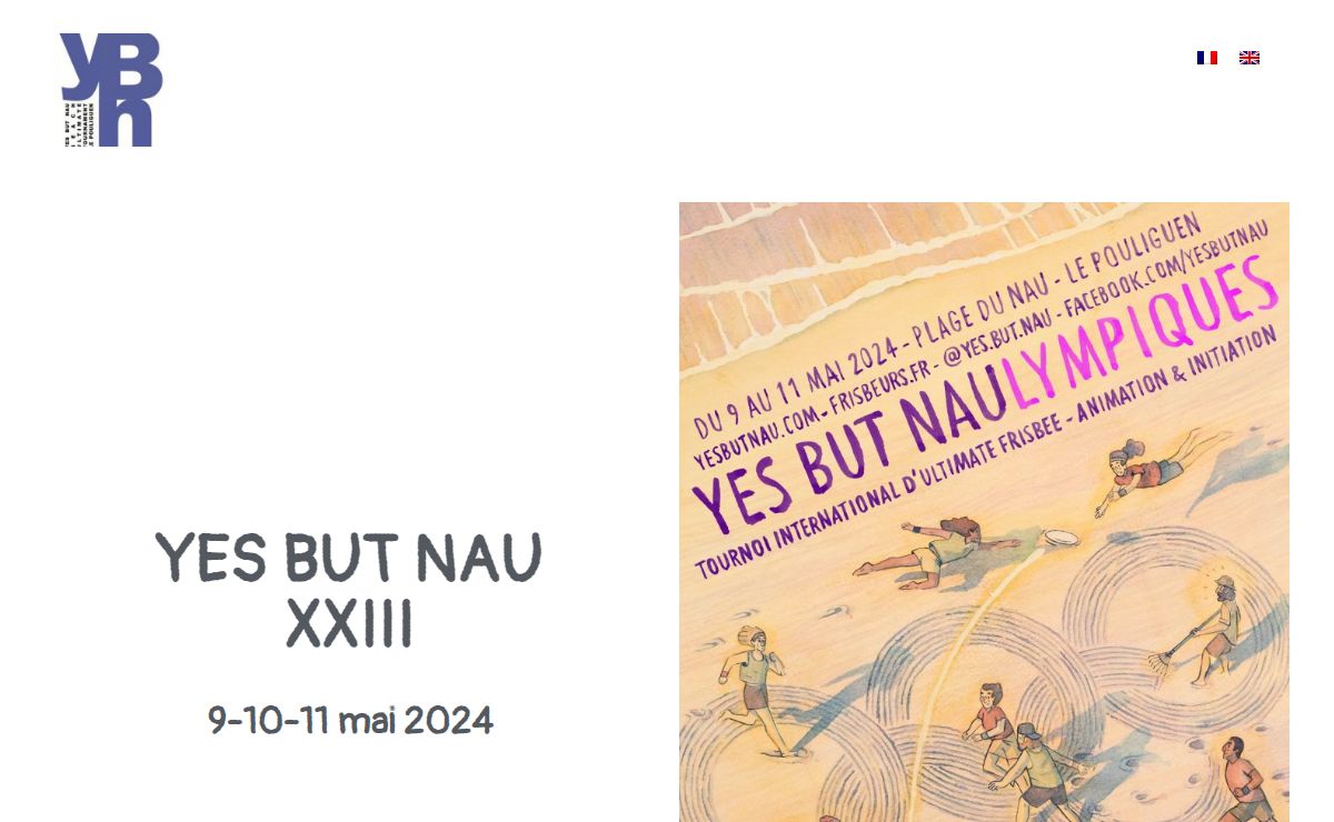 Yes But Nau - Tournoi Ultimate Frisbee sur Plage - 9 11 mai 2024