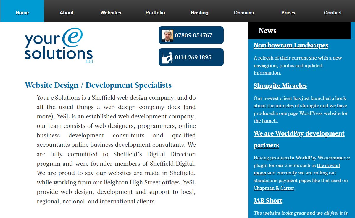 Sheffield Web Designers - mobile / tablet friendly websites Developers in PHP Ruby WordPress Woocommerce - Sheffield. S20 1ED,