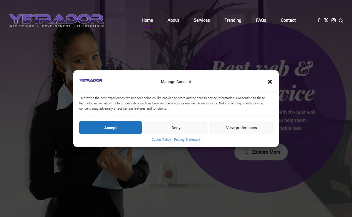 Yetrador Creations: Web and Technology Service Providers