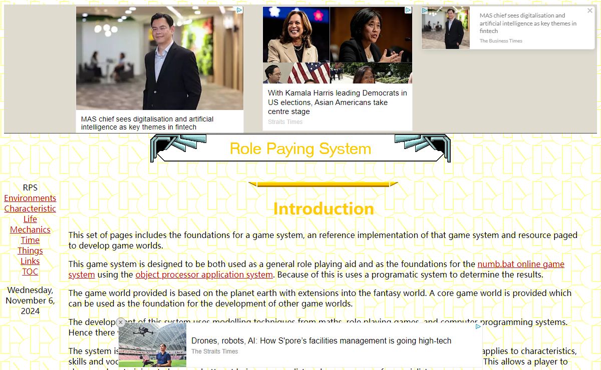 Role Playing System