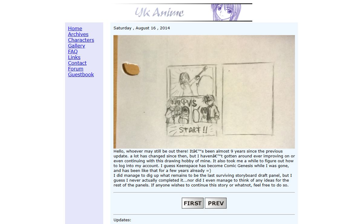YK Anime - The Unconscious, Indecisive Comic