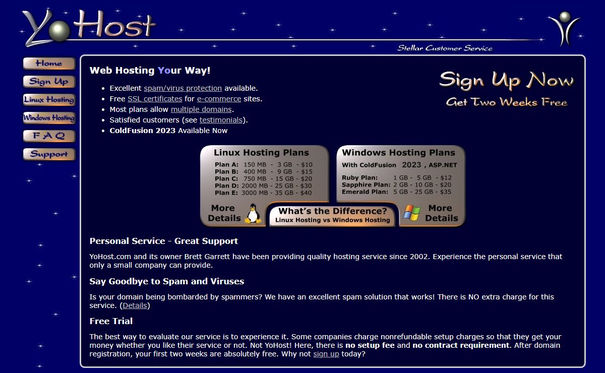 YoHost: Hosting, Domains, SSL certificates