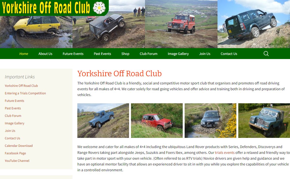Yorkshire Off Road Club | Off road and 4×4 club
