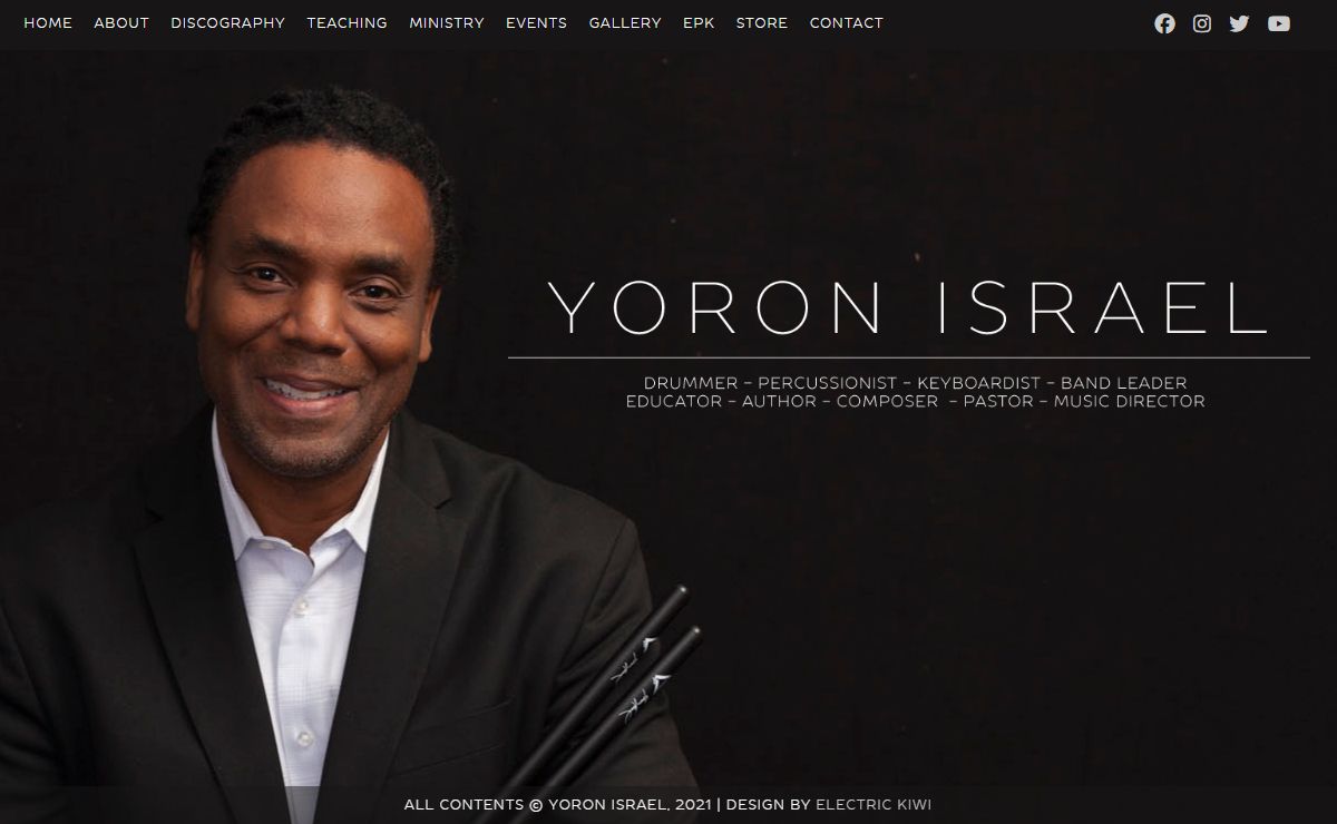 Yoron Israel | Drummer, Percussionist, Band Leader, Educator, Author & Composer