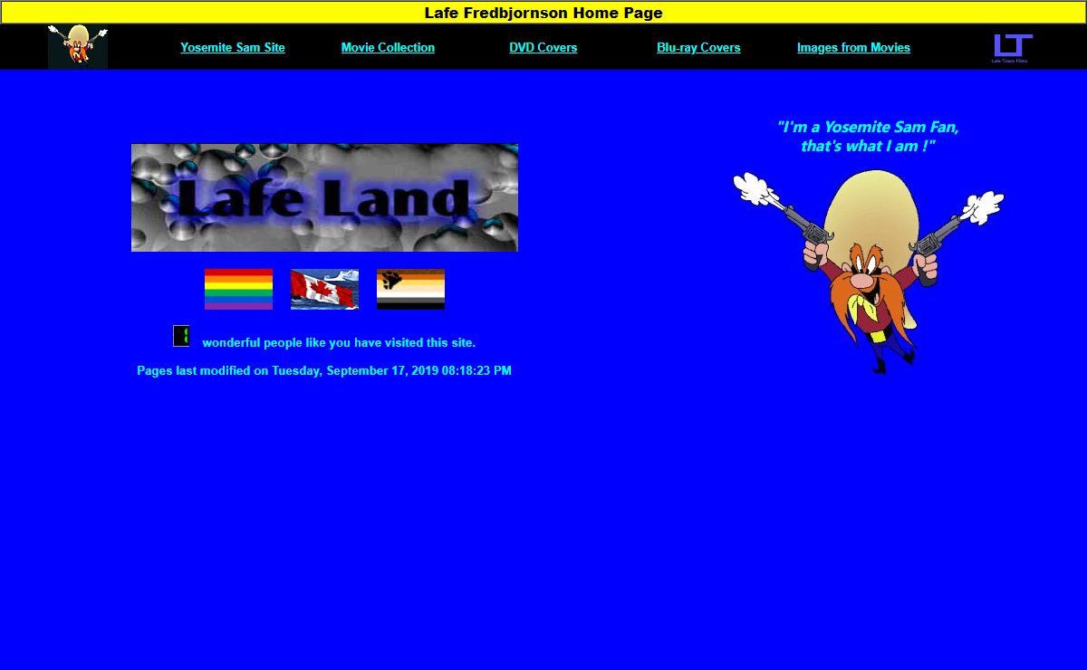 Lafe Fredbjornson Home Page