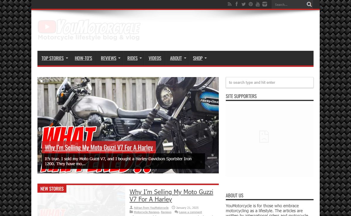 YouMotorcycle - Motorcycle Blog - Motorcycle Lifestyle Blog, MotoVlog, Motorcycle Reviews, News, & How-Tos