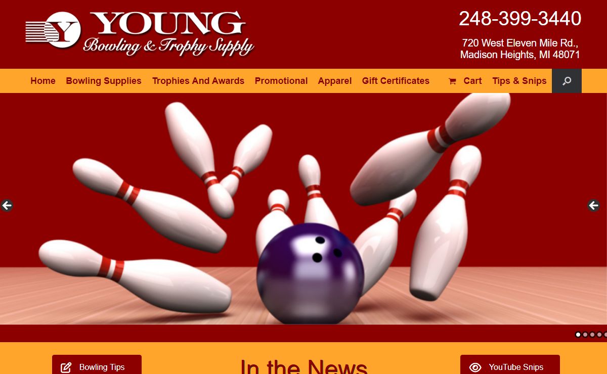 Bowling Balls, Bowling Bags, Custom Trophies & More - Young Bowling