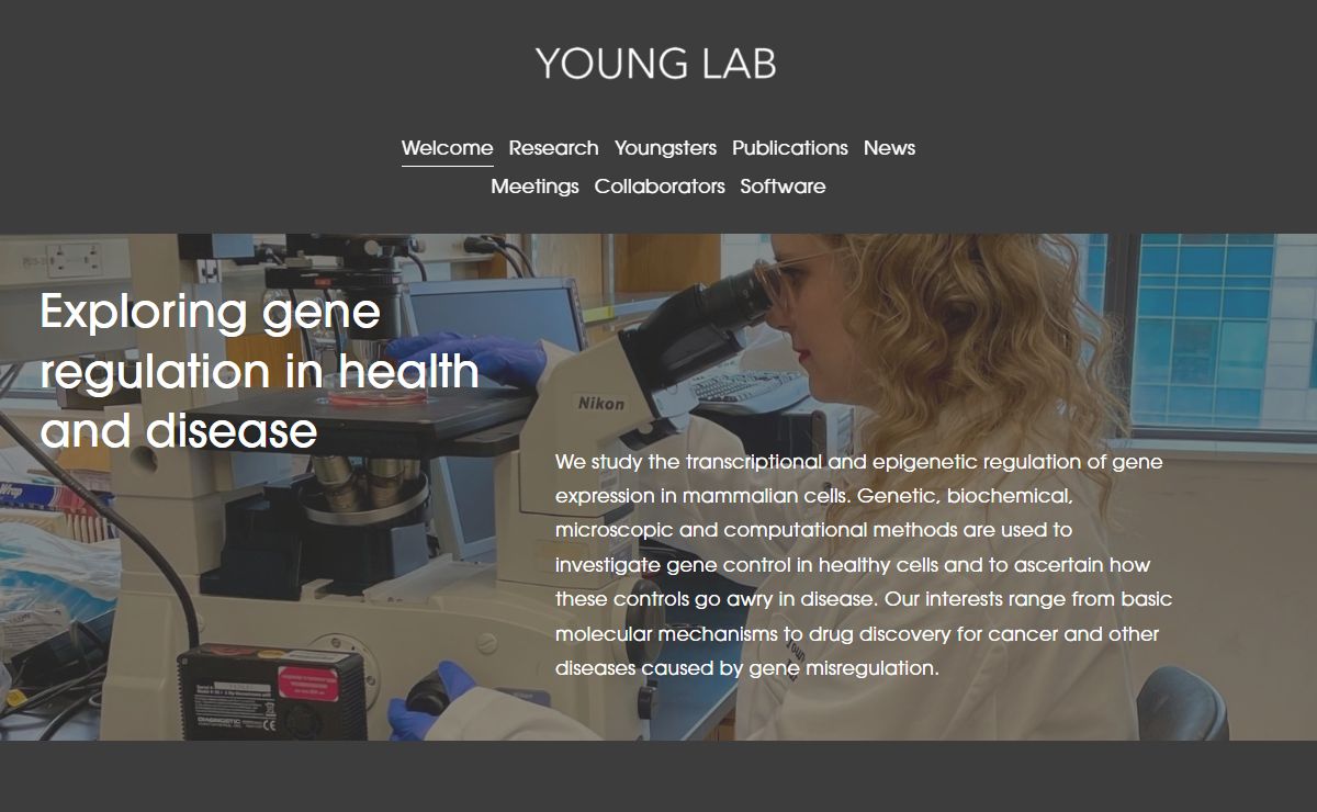 Richard A. Young Lab, Whitehead Institute/MIT