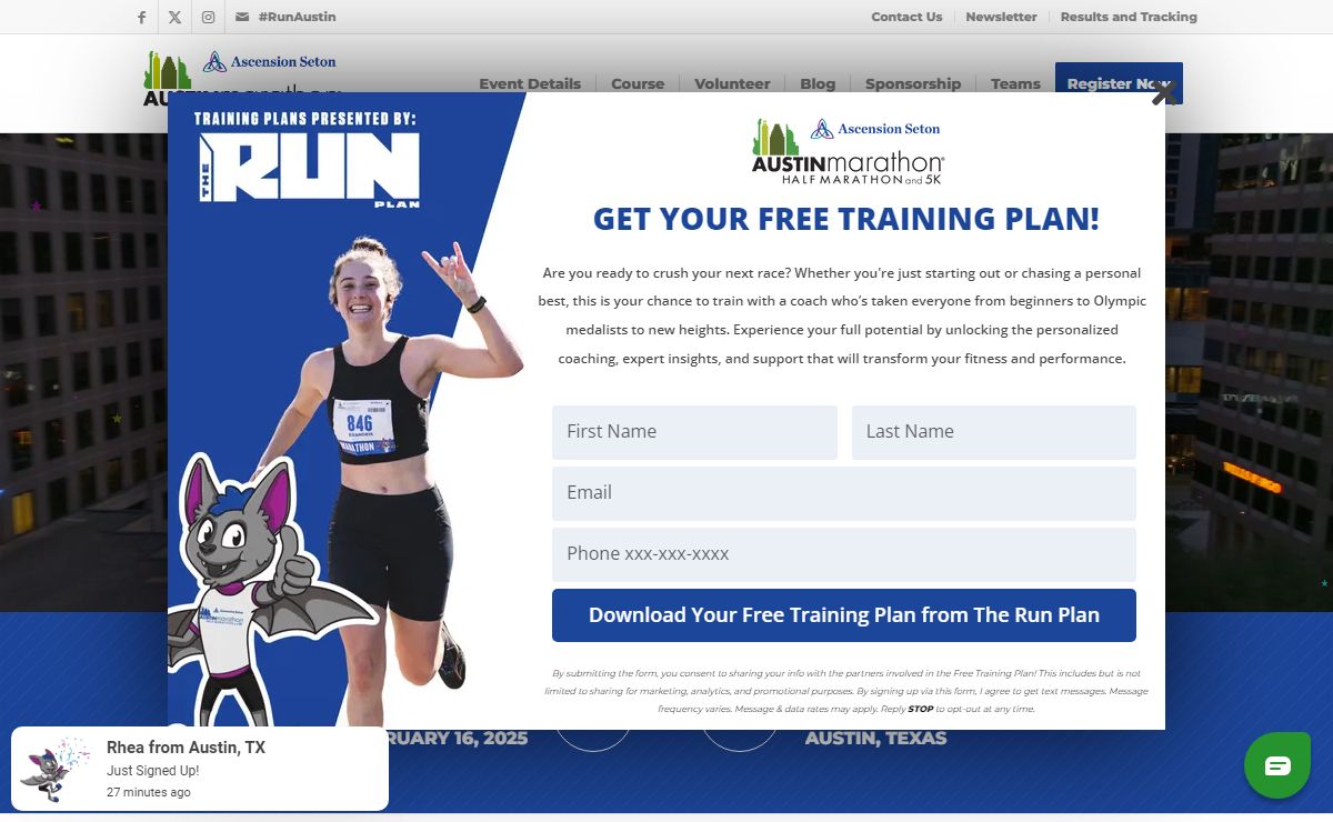 Join the Austin Marathon: Run for the Experience!