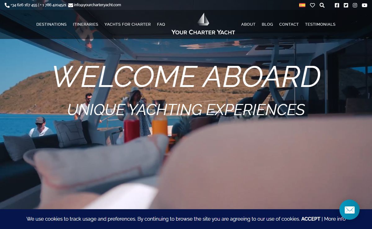 Yachts For Charter | Alquiler de Barcos | YourCharterYacht