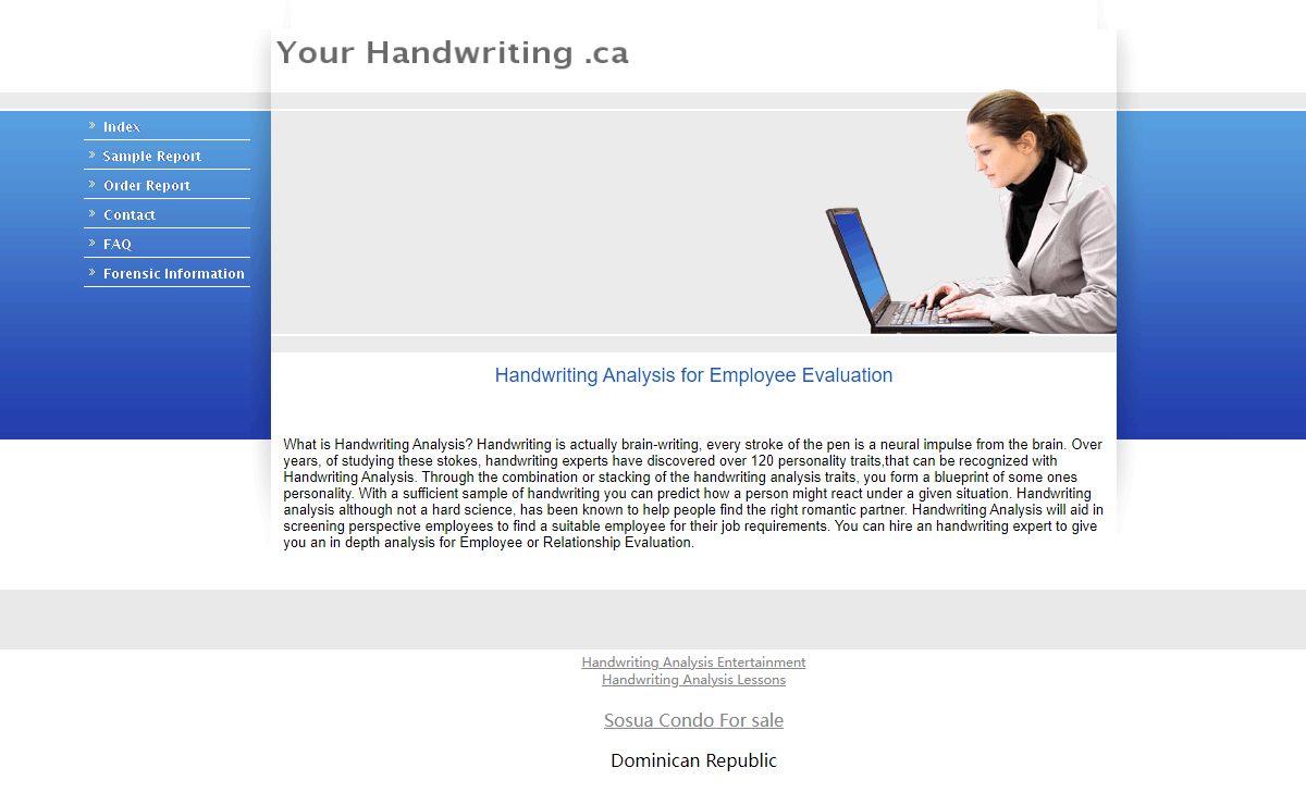 Handwriting Analysis for Employee Evaluation