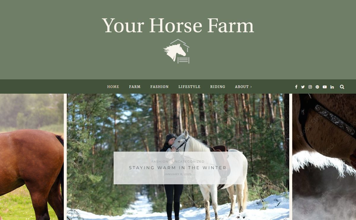Your Horse Farm - An Equestrian Lifestyle Blog - Resources for Every Horse Farm