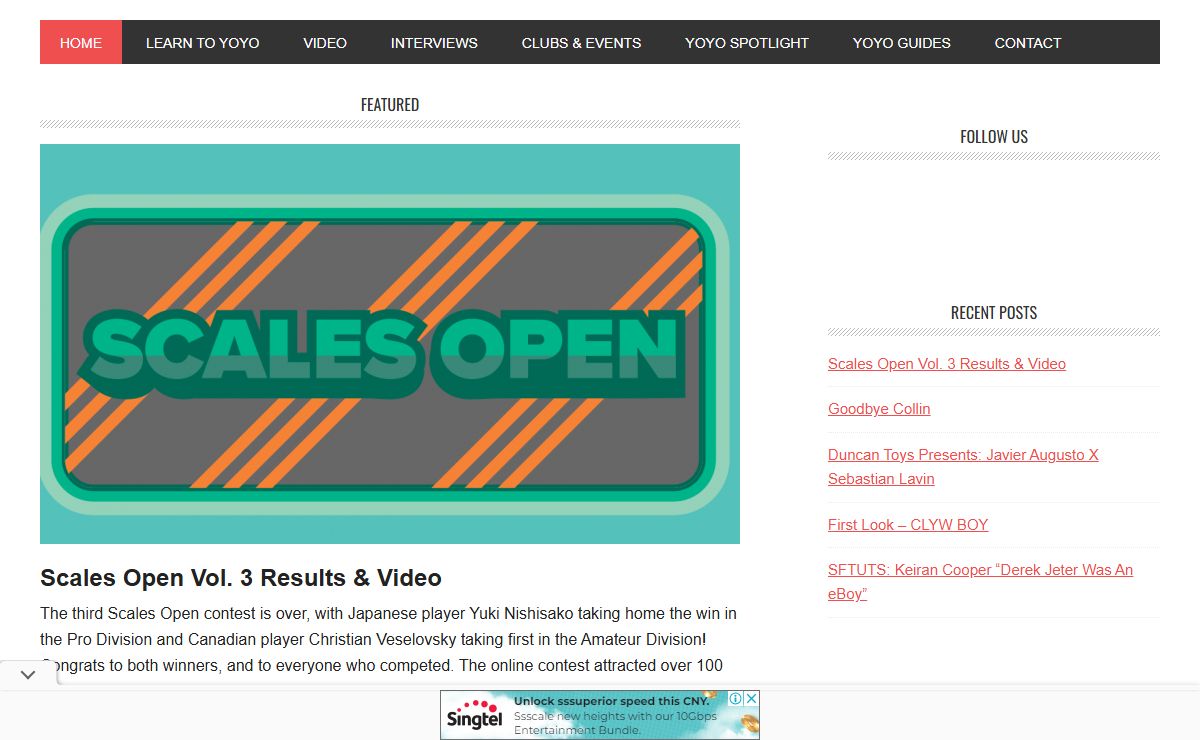 YoYoNews – YoYo Related News From Around The World