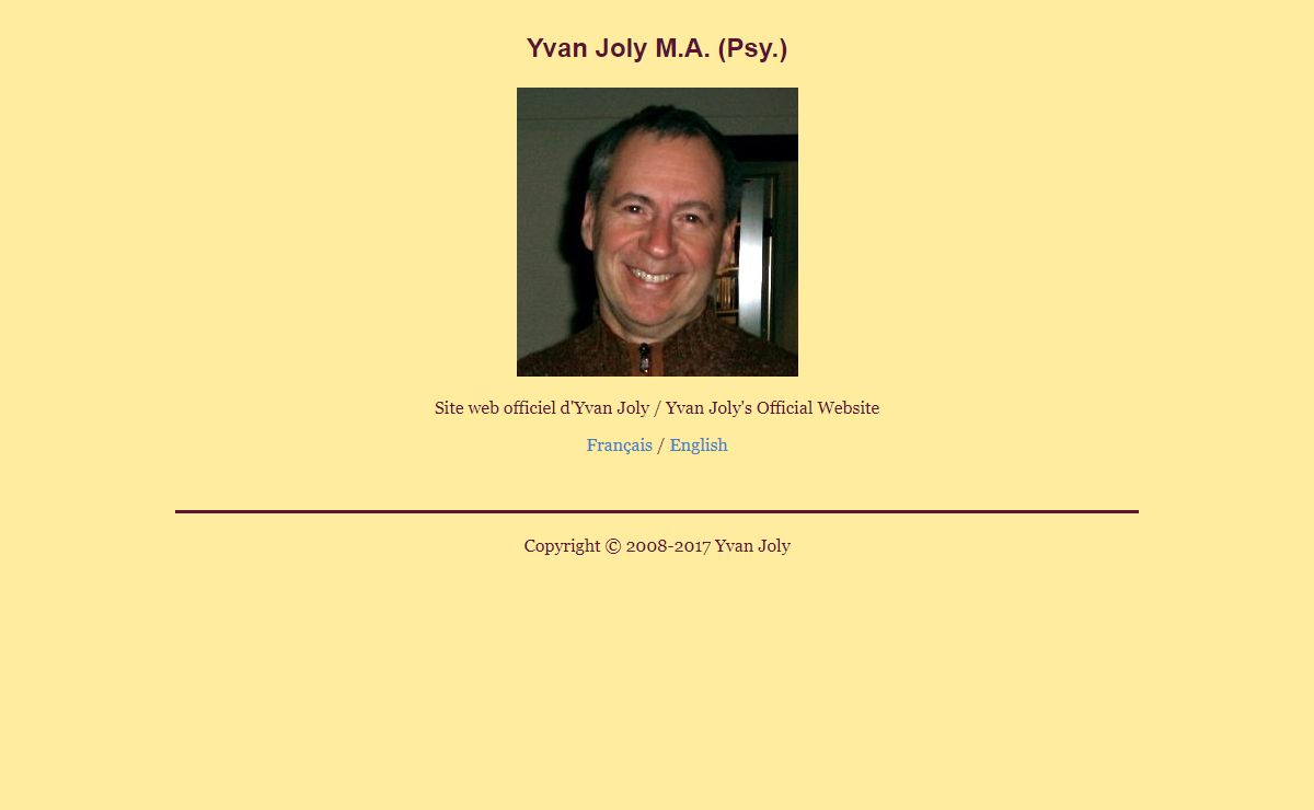 Yvan Joly M.A. (Psy.)