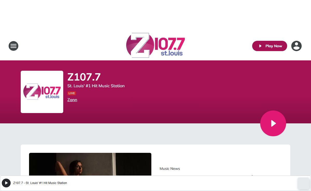Z107.7 - St. Louis' #1 Hit Music Station