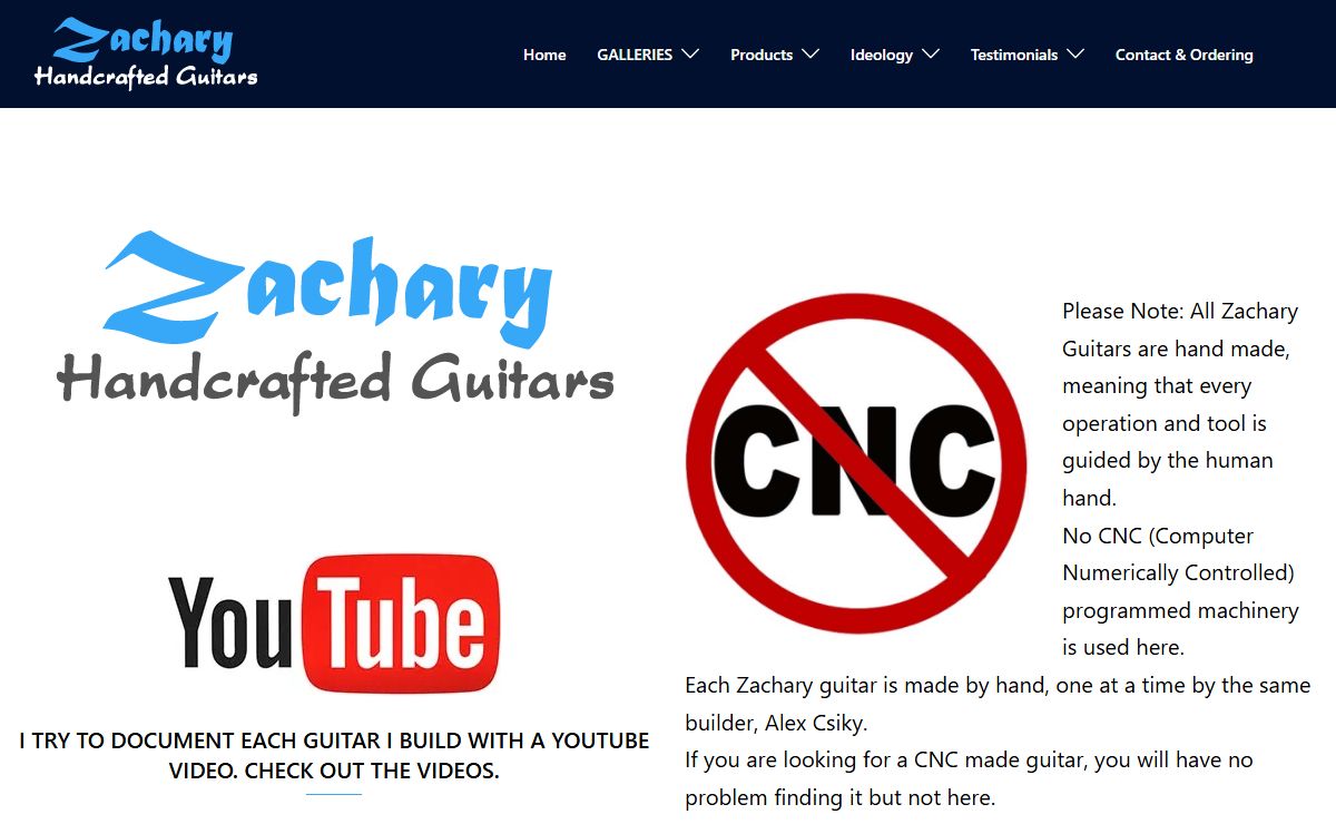 Zachary Handcrafted Guitars | Bass| Pedals | Strings | Stands – THE BEST GUITAR… YOU WILL EVER PLAY