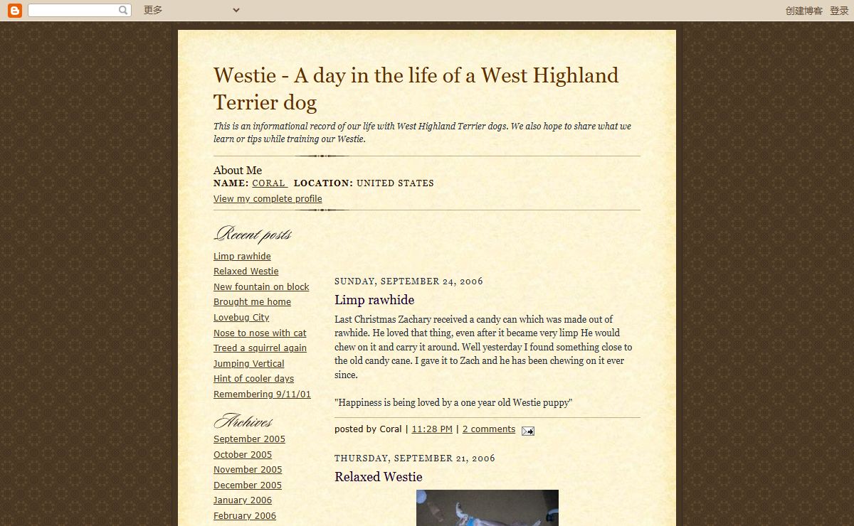 Westie - A day in the life of a West Highland Terrier dog