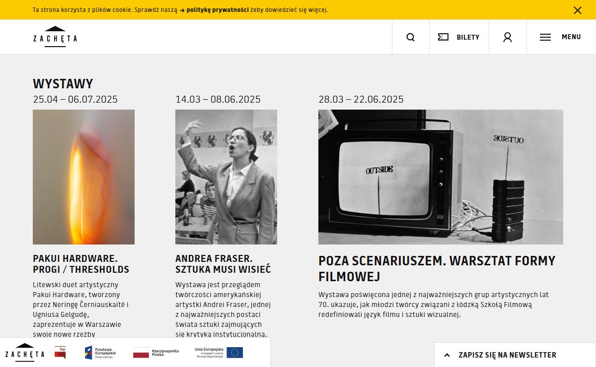 Strona główna - Zachęta Narodowa Galeria Sztuki