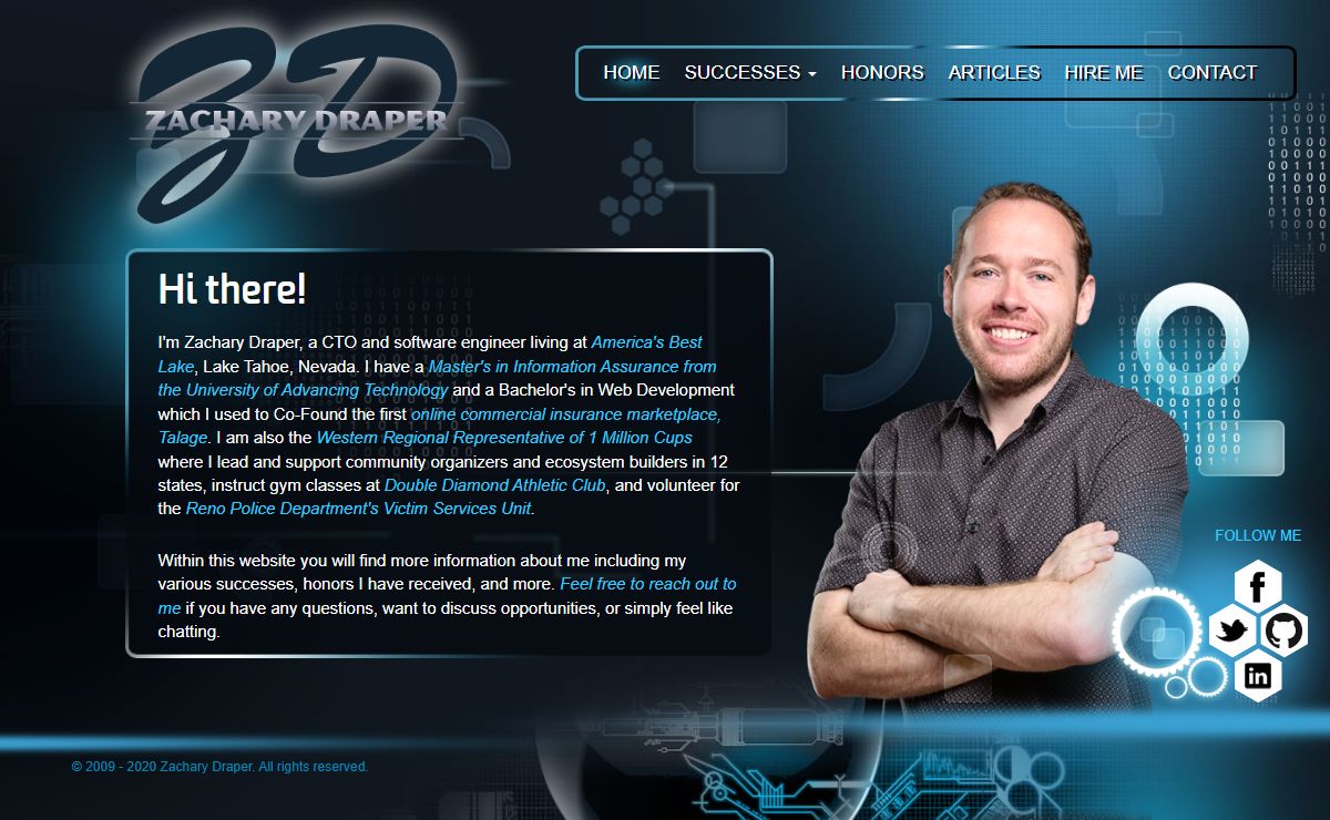 Zachary Draper - Software Engineer, Entrepreneur, Community Organizer