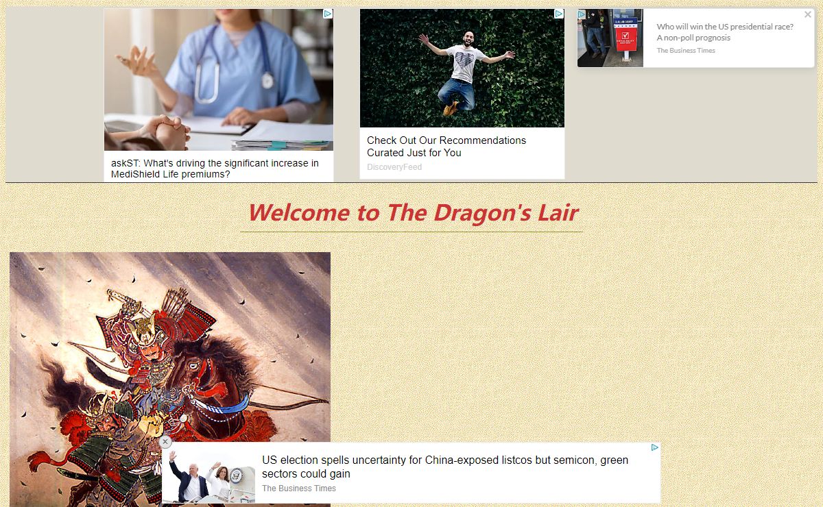 Welcome to The Dragons Lair