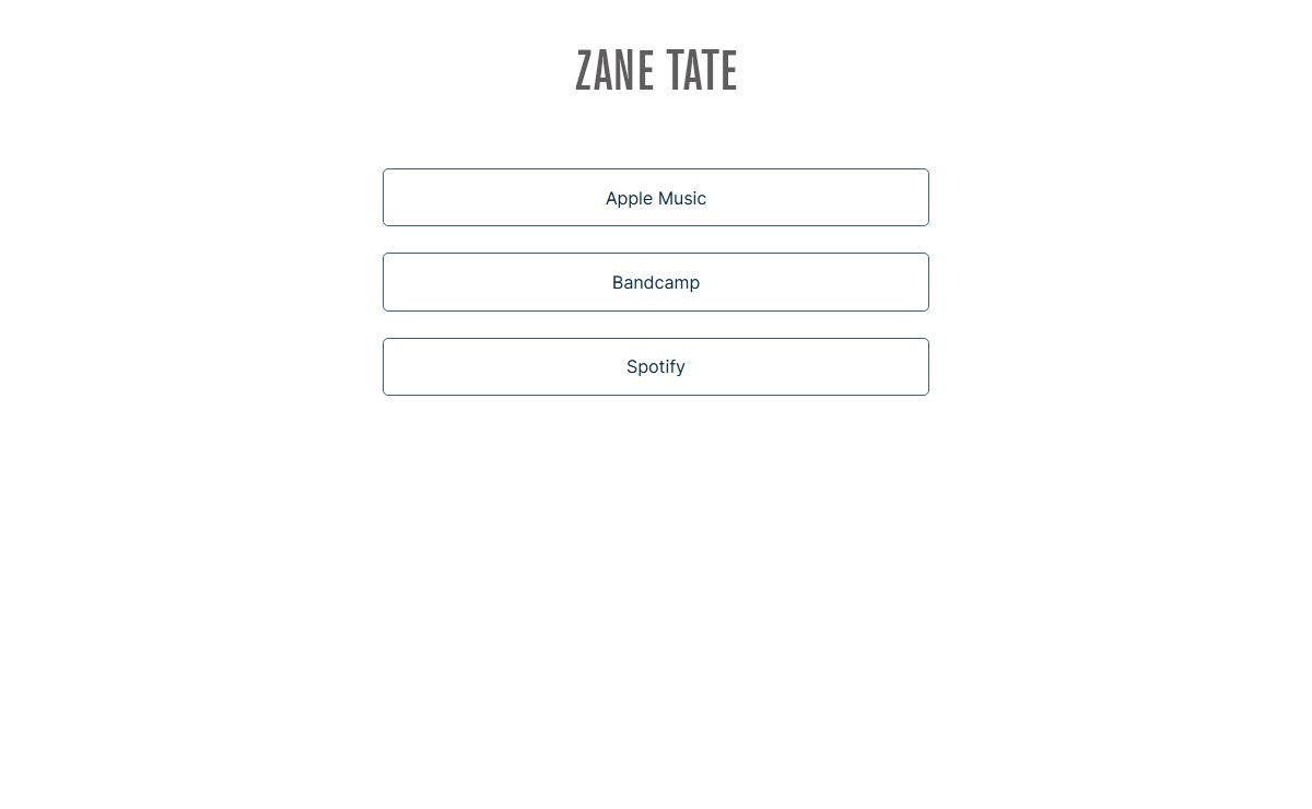 Zane Tate -