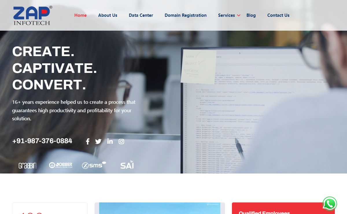 Zap Infotech :: Total Web Solutions Company, Delhi, India