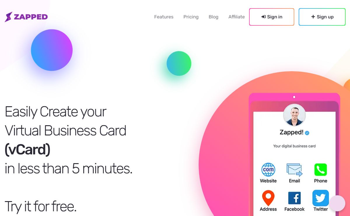Easy VCard Generator - ⚡️ZAPPED