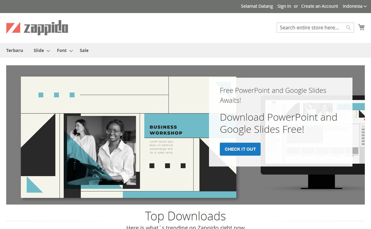 Zappido - Download Gratis Slide, Video, Font dan Grafis