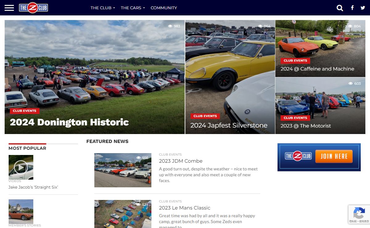The Z Club of Great Britain - Catering for all Datsun/Nissan Z cars.