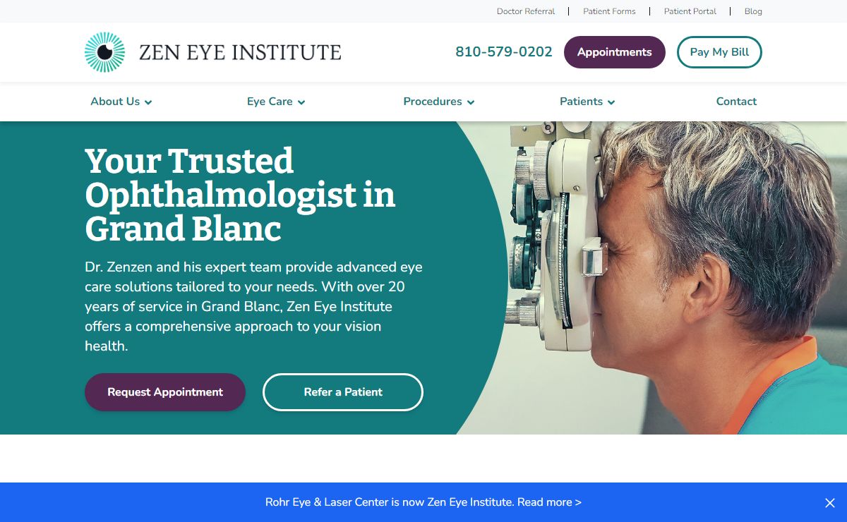 Ophthalmologist in Grand Blanc, MI - Zen Eye Institute